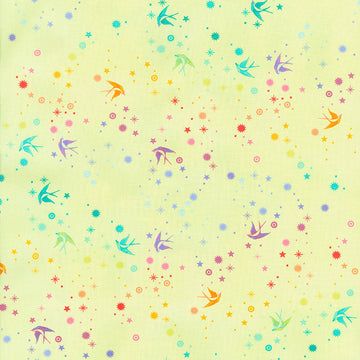 Tula Pink's True Colors - Fairy Dust Lime Yardage Primary Image