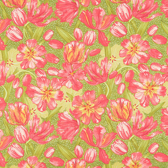 Tulip Tango - Tulips Sprig Yardage