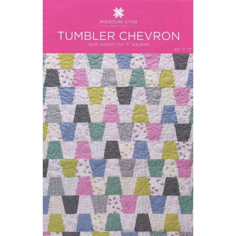 Tumbler Chevron Quilt Pattern by Missouri Star