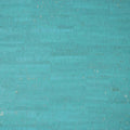 Turquoise Rustic Cork Fabric - 1/2 Yard Cut