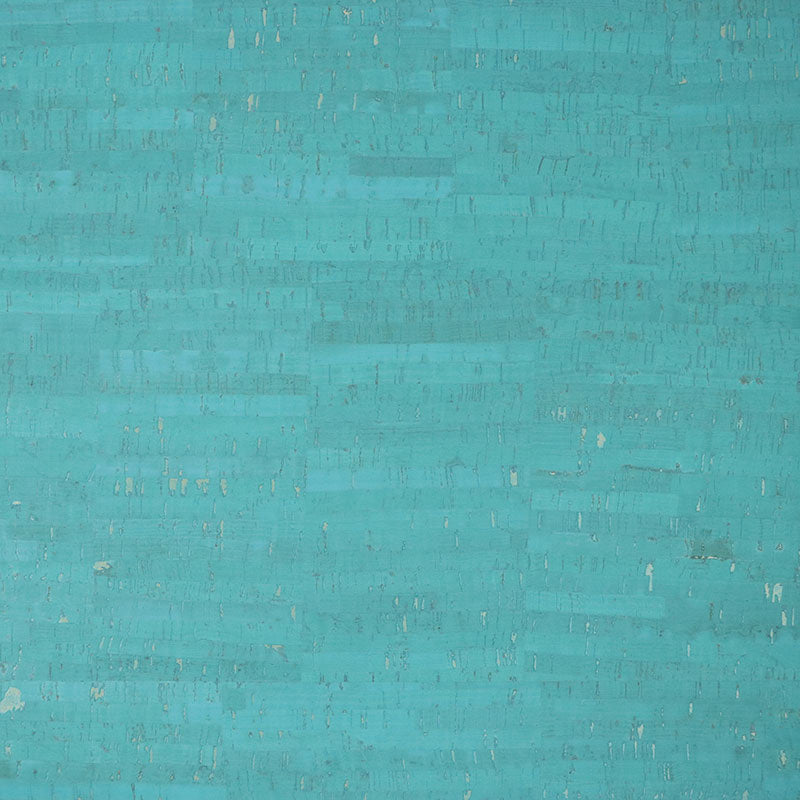 Turquoise Rustic Cork Fabric - 1/2 Yard Cut Alternative View #1