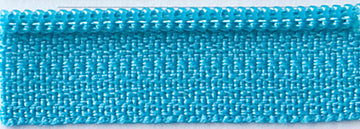 Turquoise Splash 14" Zipper