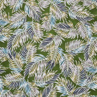 Turtle Bay - Tossed Palm Leaves Green Yardage