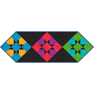 Twist & Shout Scrappy Star Table Runner Kwik Kit