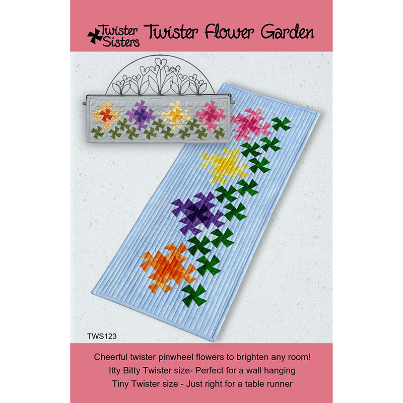 Twister Flower Garden Table Runner Pattern