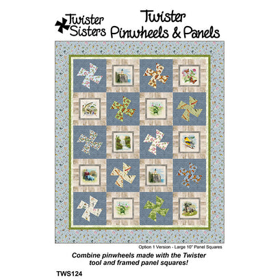 Twister Pinwheels & Panels Quilt Pattern