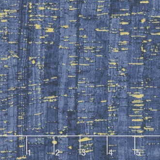 Uncorked - Denim Metallic Yardage