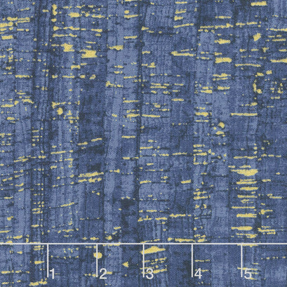 Uncorked - Denim Metallic Yardage