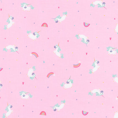Unicorn Kingdom - Unicorn Toss Pink Yardage