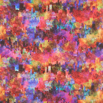 Urban Jungle - Cityscape Multi Yardage