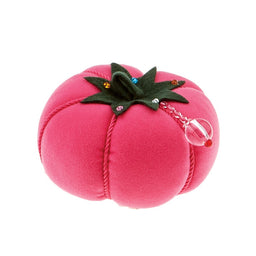 Velvet Pink Tomato Pin Cushion