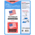 Veteran Laser Silhouette Precut Fused Appliqué Pack