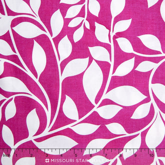 Vine - Fuschia 108" Yardage