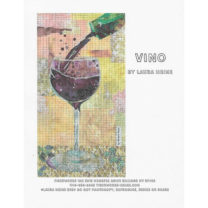 Vino Collage Pattern