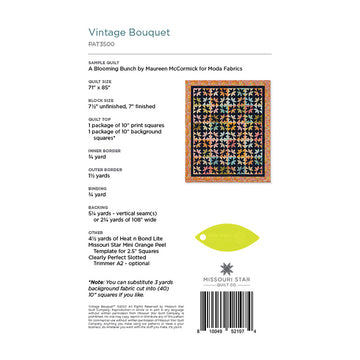 Vintage Bouquet Quilt Pattern by Missouri Star