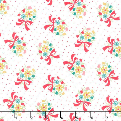 Vintage Happy 2 - Bouquet Cloud Yardage