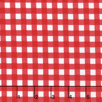 Vintage Holiday - Plaid Red Yardage