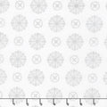 Vintage Holiday - Snowflakes Silver Metallic Yardage