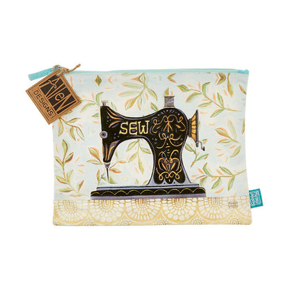 Vintage Stitch Zip Pouch