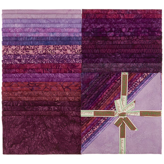 Violet Rush Batiks Stacks