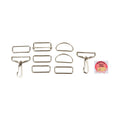 Voyager Bag Hardware Kit - Nickel Primary Image