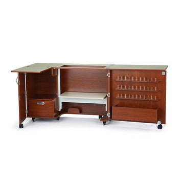 Wallaby II Sewing Cabinet - Teak