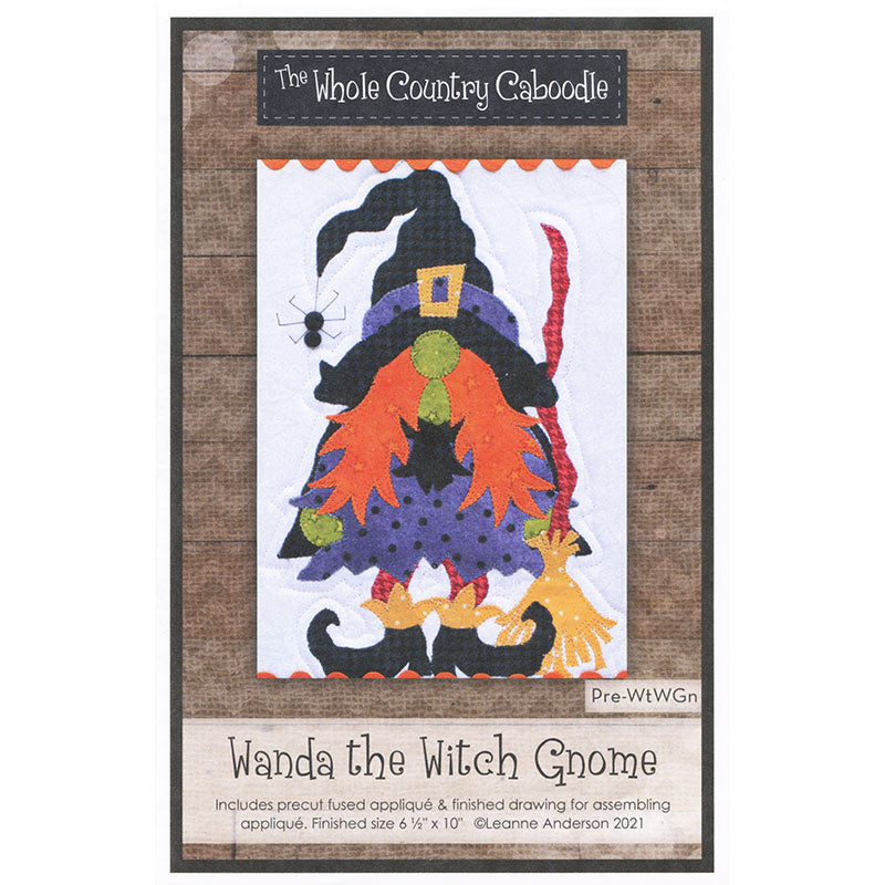 Wanda the Witch Gnome Precut Fused Appliqué Pack
