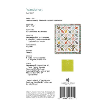 Wanderlust Quilt Pattern by Missouri Star