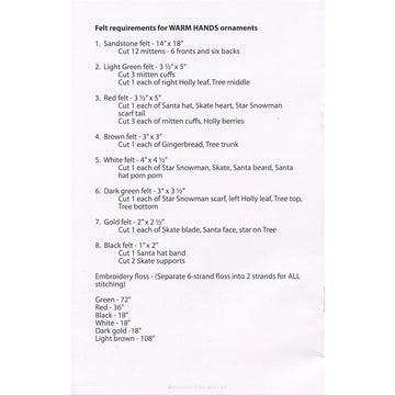 Warm Hands Ornaments Kit