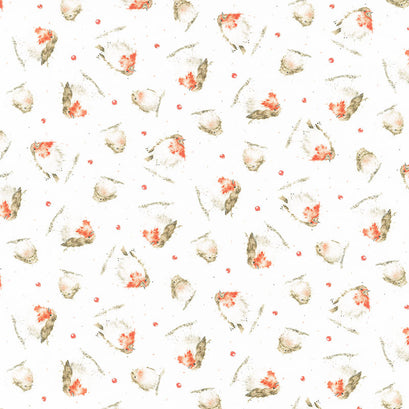 Warm Wishes - Little Birdies Ultra White Yardage