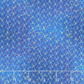 Water Dance - Blue Geo Metallic Yardage