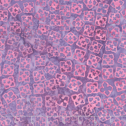 Watercolor Dew Batiks - Purple Stamp Yardage