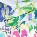 Watercolor Wishes - Bouquet Wishes Light Periwinkle Metallic Yardage