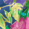 Watercolor Wishes - In Full Bloom Navy Metallic Yardage