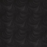 Wave Texture Flannel Wide - Black 108" Wide Backing Primary Image