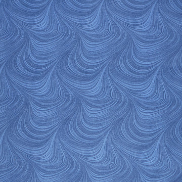 Wave Texture Flannel Wide - Medium Blue 108" Wide Backing Primary Image