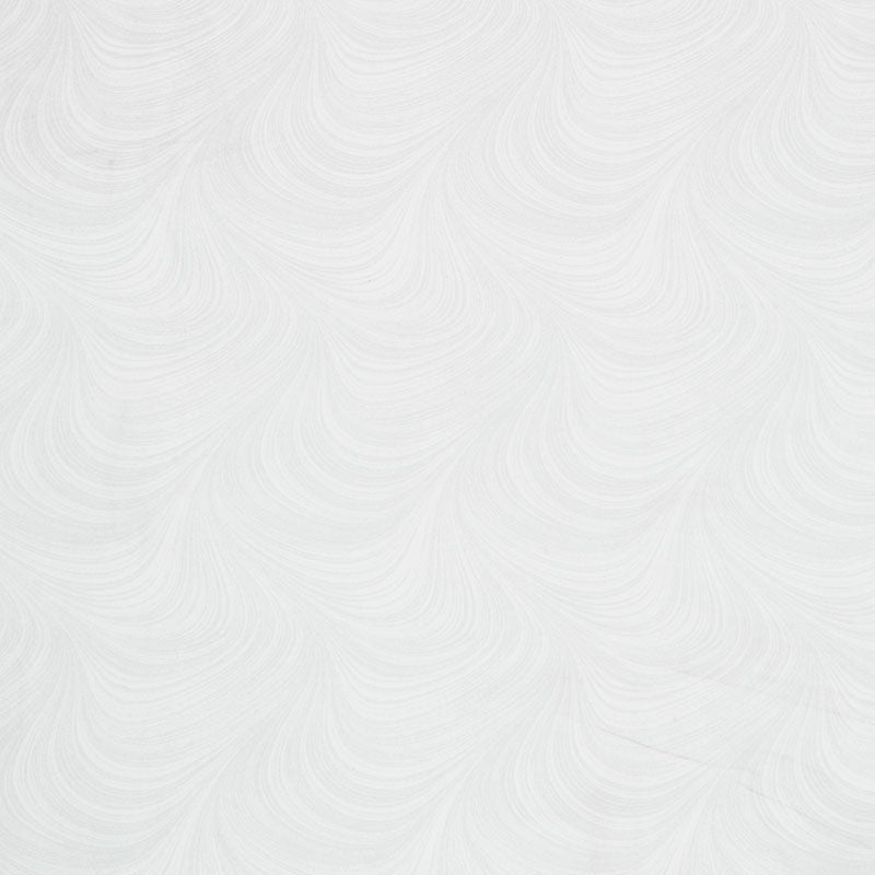 Wave Texture Flannel Wide - White 108" Wide Backing