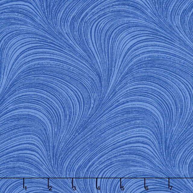Wave Texture - Wave Texture Medium Blue 108" Wide Backing