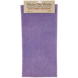 Weeks Dye Works Hand Over Dyed Wool Fat Quarter - Solid Iris