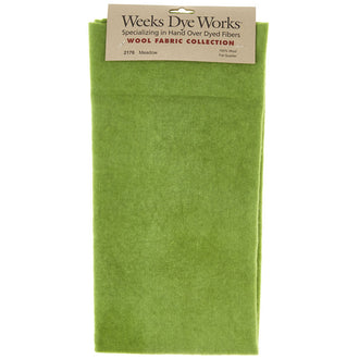 Weeks Dye Works Hand Over Dyed Wool Fat Quarter - Solid Meadow