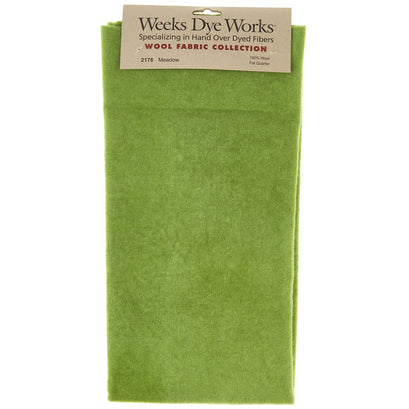 Weeks Dye Works Hand Over Dyed Wool Fat Quarter - Solid Meadow