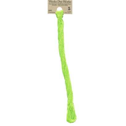 Weeks Dye Works Pearl Cotton #5 - Chartreuse