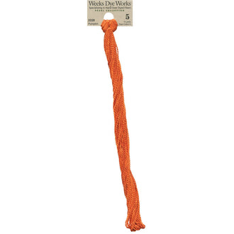 Weeks Dye Works Pearl Cotton #5 - Pumpkin