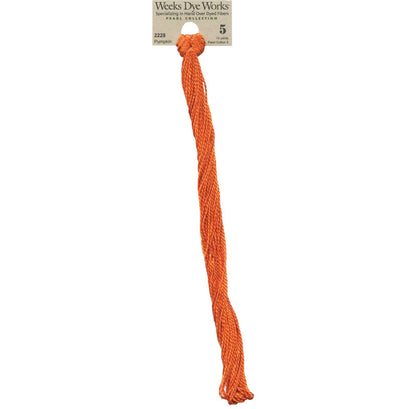 Weeks Dye Works Pearl Cotton #5 - Pumpkin