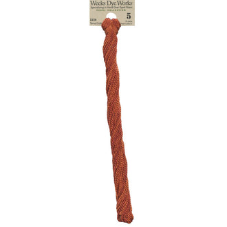 Weeks Dye Works Pearl Cotton #5 - Terra Cotta