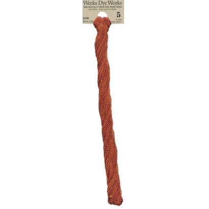 Weeks Dye Works Pearl Cotton #5 - Terra Cotta