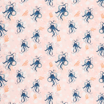 Whale Tales - Octopus Shell Yardage