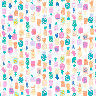 What's the Scoop? - Pineapples White Yardage