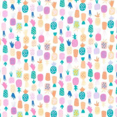 What's the Scoop? - Pineapples White Yardage