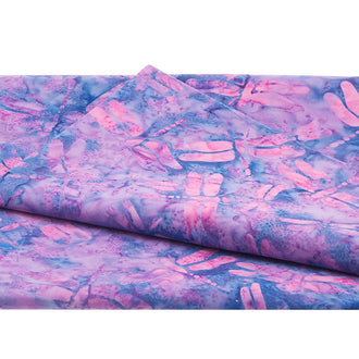 Whimsical Wings Batiks - Dragon Fly Periwinkle 2 Yard Cut